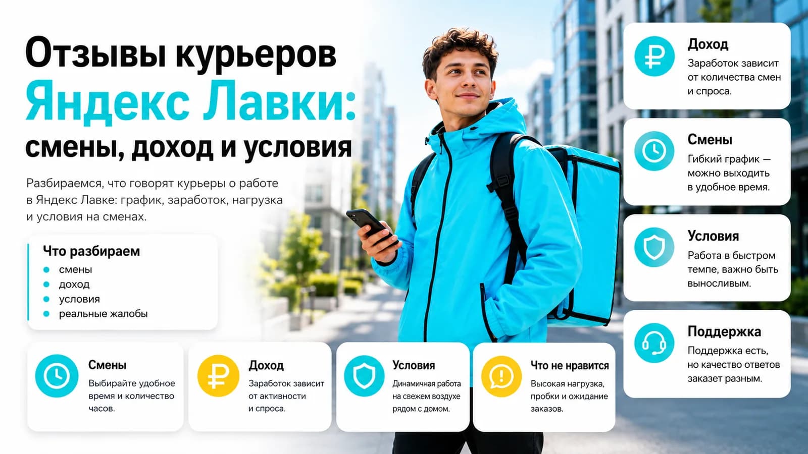 Курьер Яндекс Лавки с термосумкой — отзывы о сменах, доходе и условиях